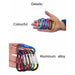Aluminium Alloy D Shape Buckle Carabiner Survival Key Chain Hook Clip Backpack Buckle Keychain