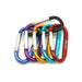 Aluminium Alloy D Shape Buckle Carabiner Survival Key Chain Hook Clip Backpack Buckle Keychain