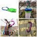Aluminium Alloy D Shape Buckle Carabiner Survival Key Chain Hook Clip Backpack Buckle Keychain