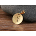 High Quality Women Initial Letter Necklace Gold Charm Pendant Jewelry