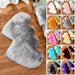 Heart Shaped Wool Sheepskin Rugs Faux Fur Non Slip Bedroom Shaggy Carpet