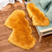 Heart Shaped Wool Sheepskin Rugs Faux Fur Non Slip Bedroom Shaggy Carpet