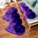Heart Shaped Wool Sheepskin Rugs Faux Fur Non Slip Bedroom Shaggy Carpet