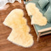 Heart Shaped Wool Sheepskin Rugs Faux Fur Non Slip Bedroom Shaggy Carpet