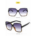 Luxury Oversize Square Sunglasses Women Big Frame Gradient Sun Glasses