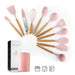 12pcs Kitchen Utensil Set Silicone Household Wooden Cooking Tools Set - Atom Oracle
