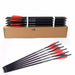 Hunting Archery Bolts 6/12/24pcs Crossbow Carbon Arrow 16/20 Inches Spine 400 Arrows