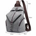 Women Canvas Backpack Preppy Style Girls Students Laptop Bags