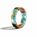 Azure Falls Wooden Resin Epoxy Rings Secret Wood Resin Jewelry  Wedding Rings - Atom Oracle