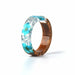 Azure Falls Wooden Resin Epoxy Rings Secret Wood Resin Jewelry  Wedding Rings - Atom Oracle
