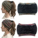 Women's Stretch Knitted Wool Crochet Messy Bun Ponytail Beanie Warm Hat - Atom Oracle
