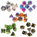 7Pcs Polyhedral Dice Double-Colors Game Dice RPG Dungeons and Dragons Table Game