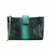 Women Designer Shoulder Chain Bag Embossed Python PU Leather Handbags
