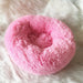 Luxury Pet Bed Donut Shaped Round Plush Kennel Cushion Puppy Mats - Atom Oracle