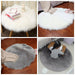 Soft Artificial Sheepskin Rug Carpet  Wool Warm Hairy Seat Fur Circular Mats