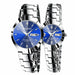 Couple Watches Quartz Fashion Tungsten Steel Watches For Men & Women