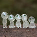5pcs Mini Luminous Tree Elves Cute Resin Decoration Cartoon Toys