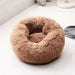Luxury Pet Bed Donut Shaped Round Plush Kennel Cushion Puppy Mats - Atom Oracle