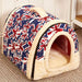 Pet Bed Cum House Multi-Functional Bed For Dogs Cats Small Animals - Atom Oracle