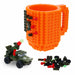350ml Creative Lego Coffee Mug Kids Adult Cutlery Cup - Atom Oracle