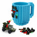 350ml Creative Lego Coffee Mug Kids Adult Cutlery Cup - Atom Oracle