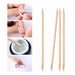 Double End Nail Art Wood Stick Cuticle Pusher Remover Professional Nail Art Tools