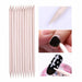 Double End Nail Art Wood Stick Cuticle Pusher Remover Professional Nail Art Tools