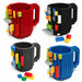 350ml Creative Lego Coffee Mug Kids Adult Cutlery Cup - Atom Oracle