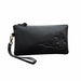 Fashion Simple Handbag Genuine Leather Clutch Women Zipper Small Ladies Purse