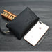 Fashion Simple Handbag Genuine Leather Clutch Women Zipper Small Ladies Purse