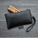 Fashion Simple Handbag Genuine Leather Clutch Women Zipper Small Ladies Purse