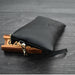 Fashion Simple Handbag Genuine Leather Clutch Women Zipper Small Ladies Purse
