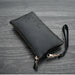Fashion Simple Handbag Genuine Leather Clutch Women Zipper Small Ladies Purse