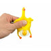 New Funny Spoof Tricky Gadgets Chicken Egg Laying Green Dinosaur Beans Toy Keychain