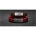 Black/Brown Braided Leather Bracelet Stainless Steel Magnetic Clasp Fashion Unisex Jewelry
