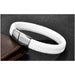 Black/Brown Braided Leather Bracelet Stainless Steel Magnetic Clasp Fashion Unisex Jewelry