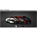 Black/Brown Braided Leather Bracelet Stainless Steel Magnetic Clasp Fashion Unisex Jewelry