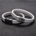 Black/Brown Braided Leather Bracelet Stainless Steel Magnetic Clasp Fashion Unisex Jewelry