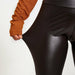 Leather Black Legging Pants High Waist Women Sexy Elastic Skinny Leggings