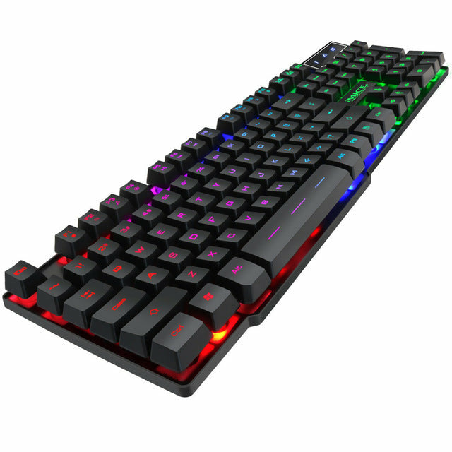 Oracle Computer Keyboard Gaming Keyboard Wired 7 Colors LED for Desktop Laptop | Atom Oracle