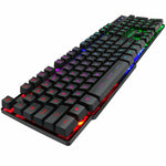 Gaming Keyboard 7 Colors LED Backlit Wired Gaming Keyboard for PC Desktop Laptop - Atom Oracle