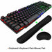 Gaming Keyboard 7 Colors LED Backlit Wired Gaming Keyboard for PC Desktop Laptop - Atom Oracle