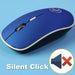 Wireless Mouse 1600 DPI Ergonomic Noiseless PC Silent Mice - Atom Oracle
