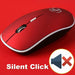 Wireless Mouse 1600 DPI Ergonomic Noiseless PC Silent Mice - Atom Oracle