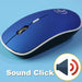 Wireless Mouse 1600 DPI Ergonomic Noiseless PC Silent Mice - Atom Oracle