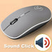 Wireless Mouse 1600 DPI Ergonomic Noiseless PC Silent Mice - Atom Oracle