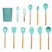 12pcs Kitchen Utensil Set Silicone Household Wooden Cooking Tools Set - Atom Oracle