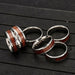 Stainless Steel Wood Inlay Life Tree Rings Cross Masonic Ring Jewelry For Men Women