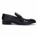 Men Leather Shoes Brand Bullock Genuine Leather Black Slip On Brogue Wedding Shoes