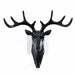 Deer Head Wall Hanging Hook Clothes Hat Key Deer Horns Hanger Wall Decoration